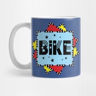 Bike Stars Block Mug